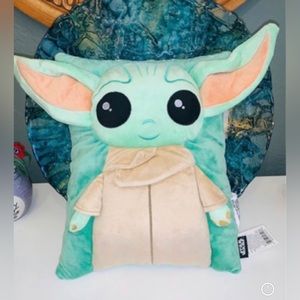Disney Star Wars Yoda 3D Pillow Large 14” NEW